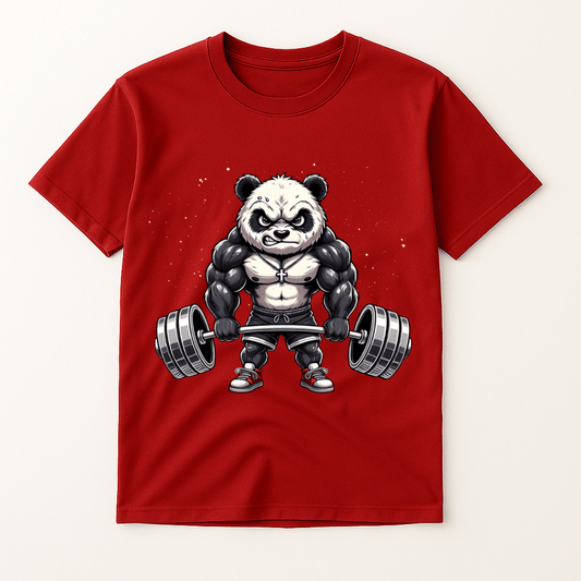 PANDA WEIGHTLIFTING T-SHIRT