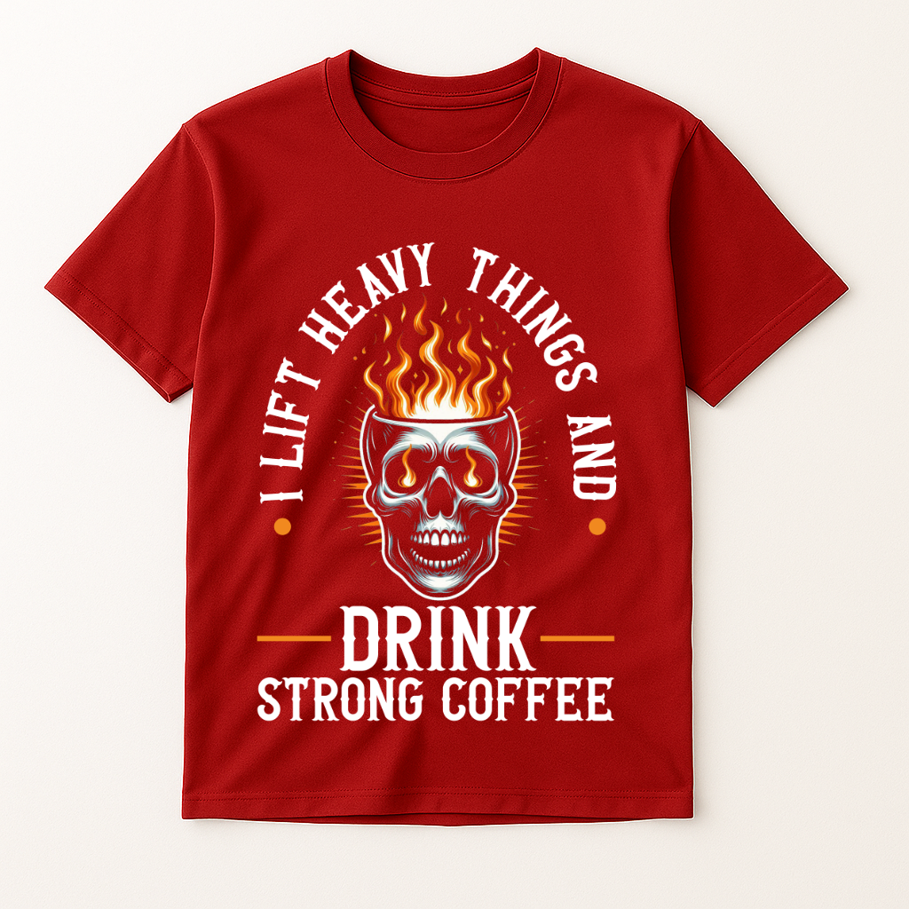 COFFEE AND GYM T-SHIRT