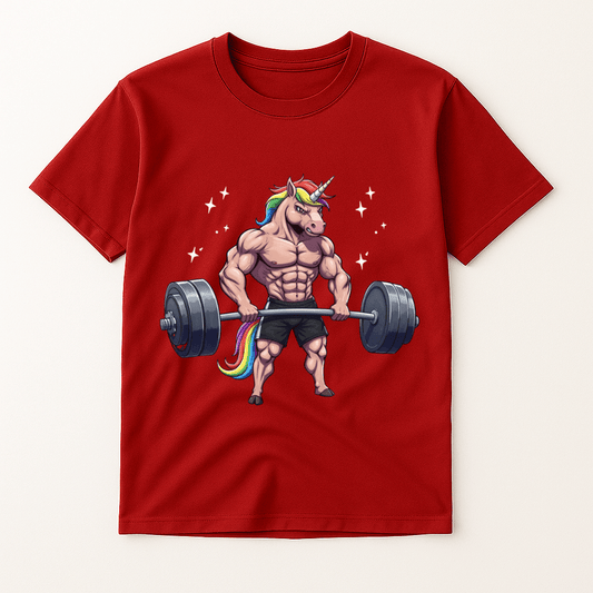 BARBELL UNICORN T-SHIRT