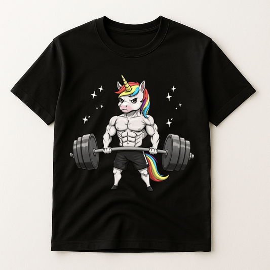 UNICORN BODYBUILDING T-SHIRT