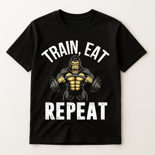 TRAIN, EAT REAPEAT T-SHIRT