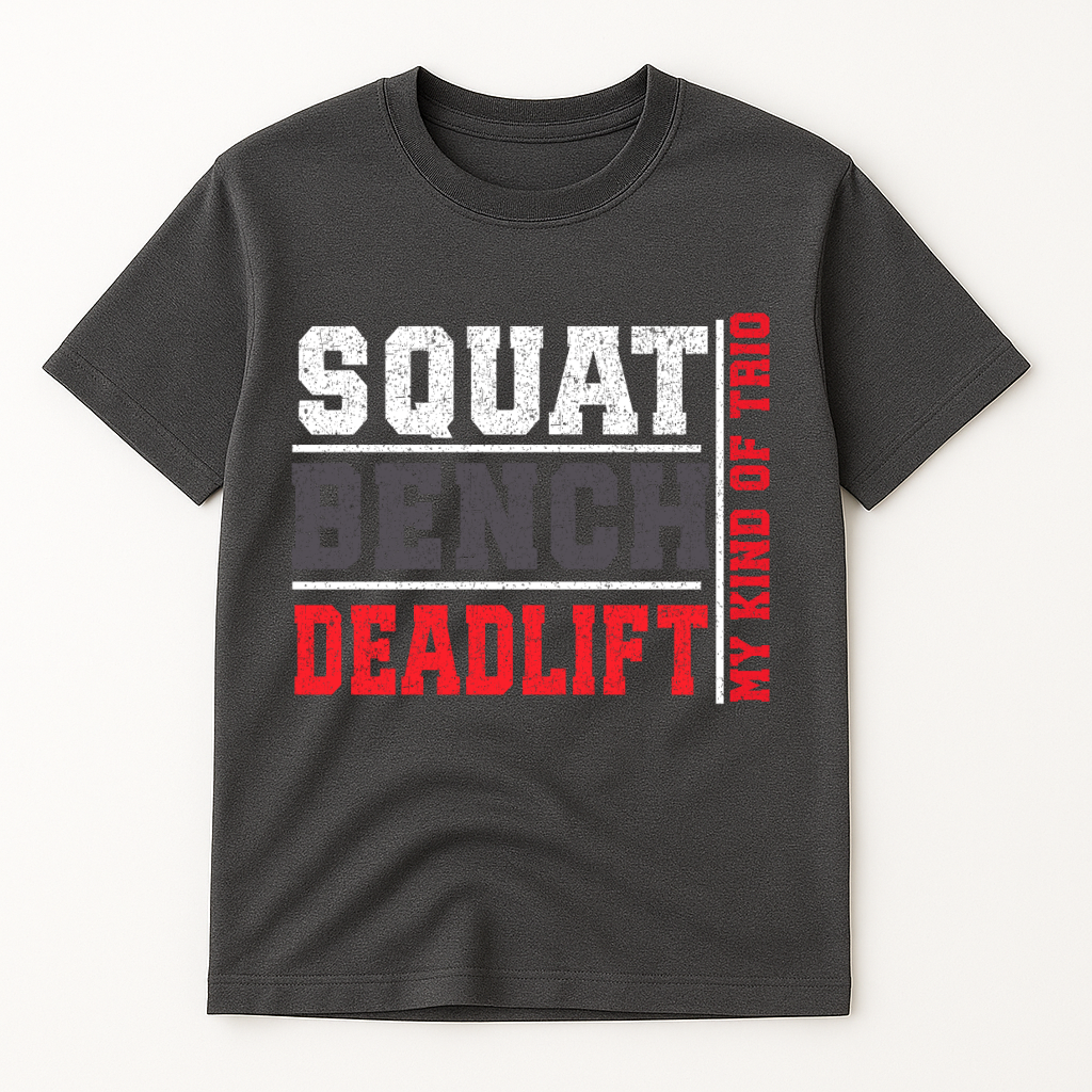 SQUAT.BENCH.DEADLIFT T-SHIRT