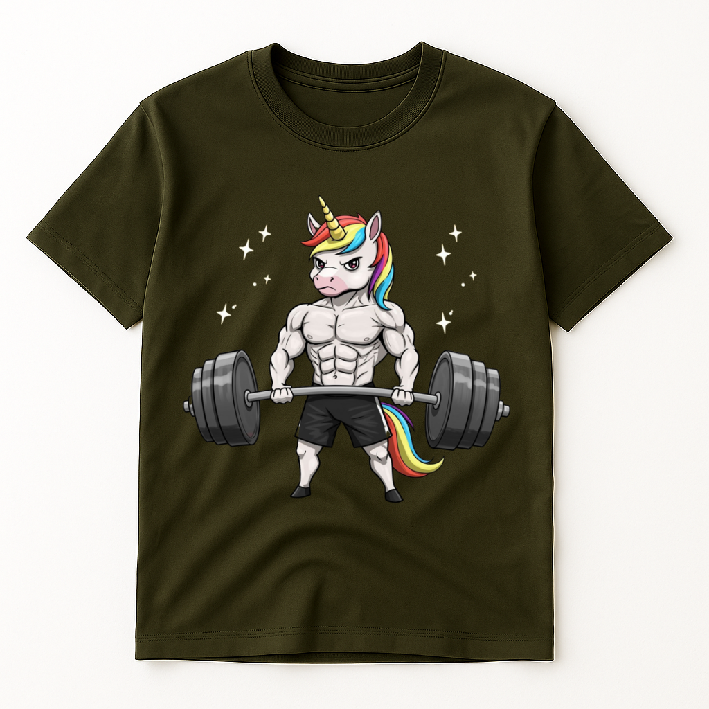 UNICORN BODYBUILDING T-SHIRT