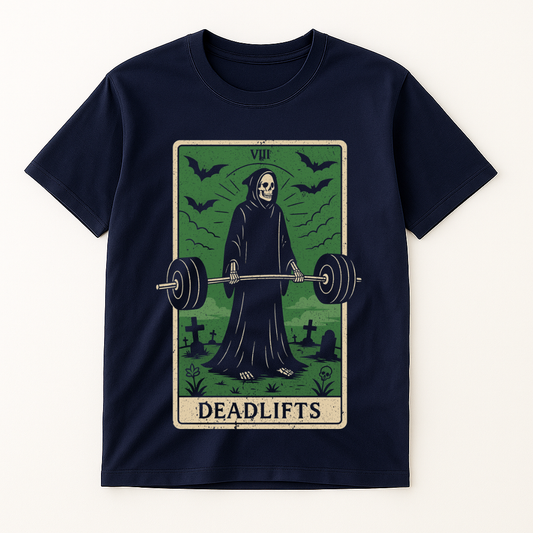 DEADLIFT TAROT CARD T-SHIRT