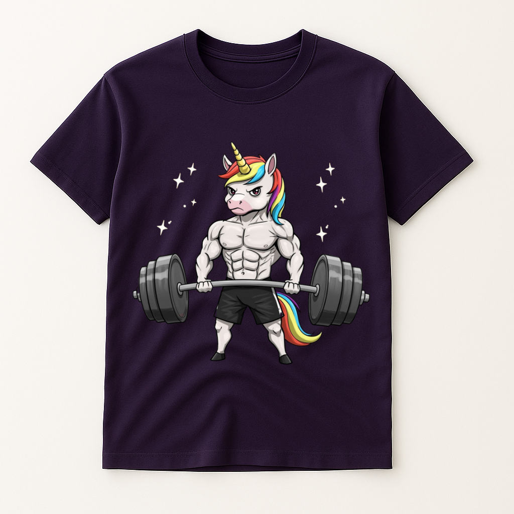UNICORN BODYBUILDING T-SHIRT