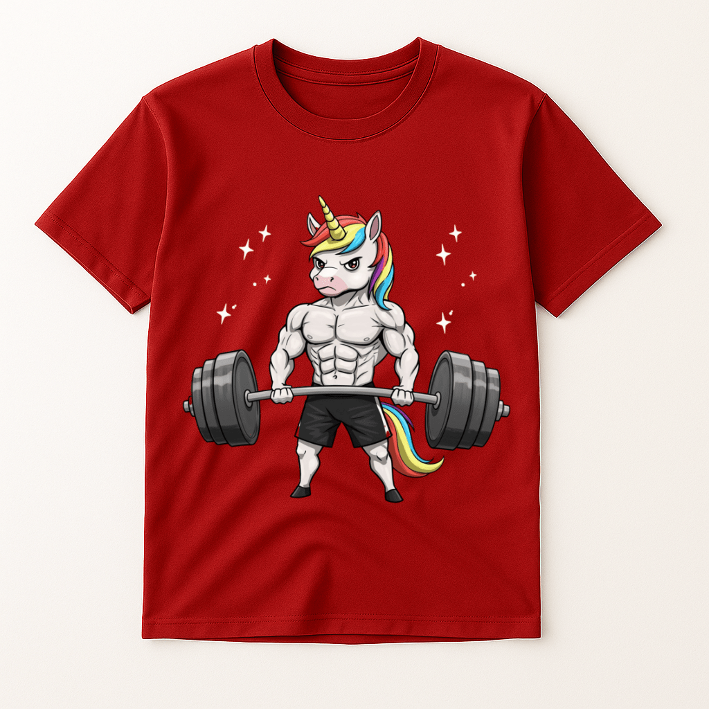 UNICORN BODYBUILDING T-SHIRT