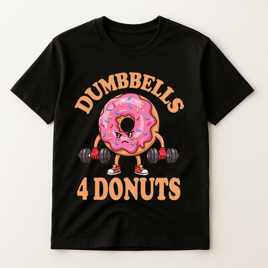 DUMBBELS 4 DONUTS T-SHIRT