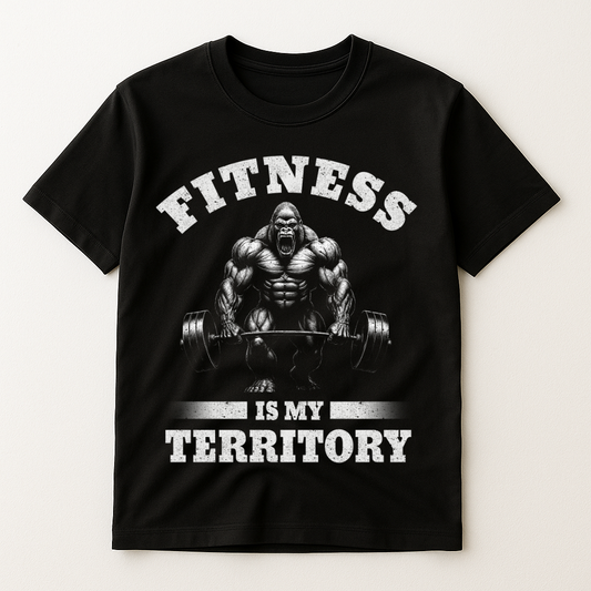 FITNESS IS MY TERRITORY T-SHIRT