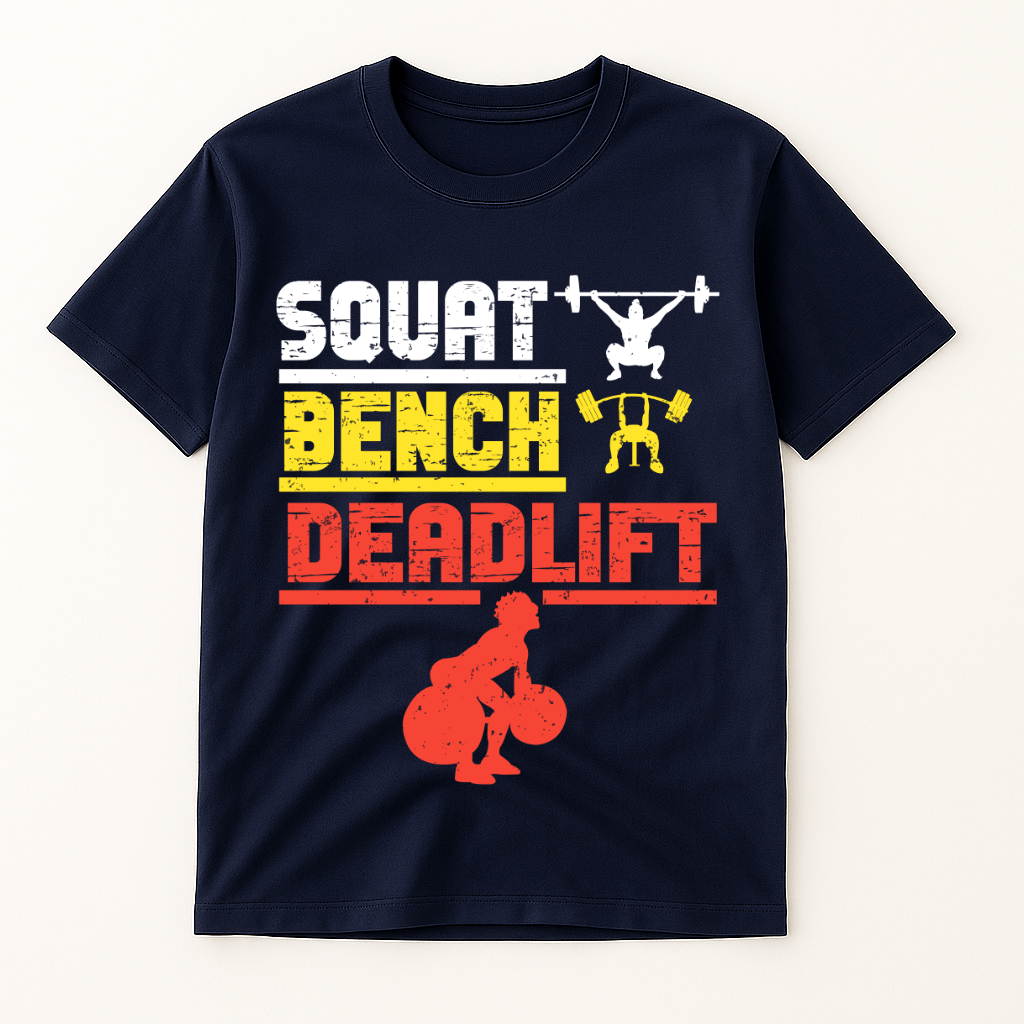SQUAT.BENCH.DEADLIFT T-SHIRT