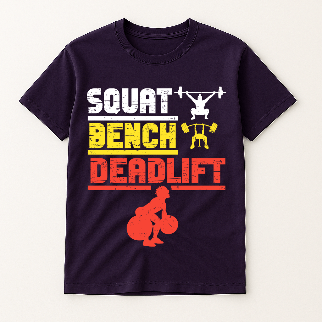 SQUAT.BENCH.DEADLIFT T-SHIRT