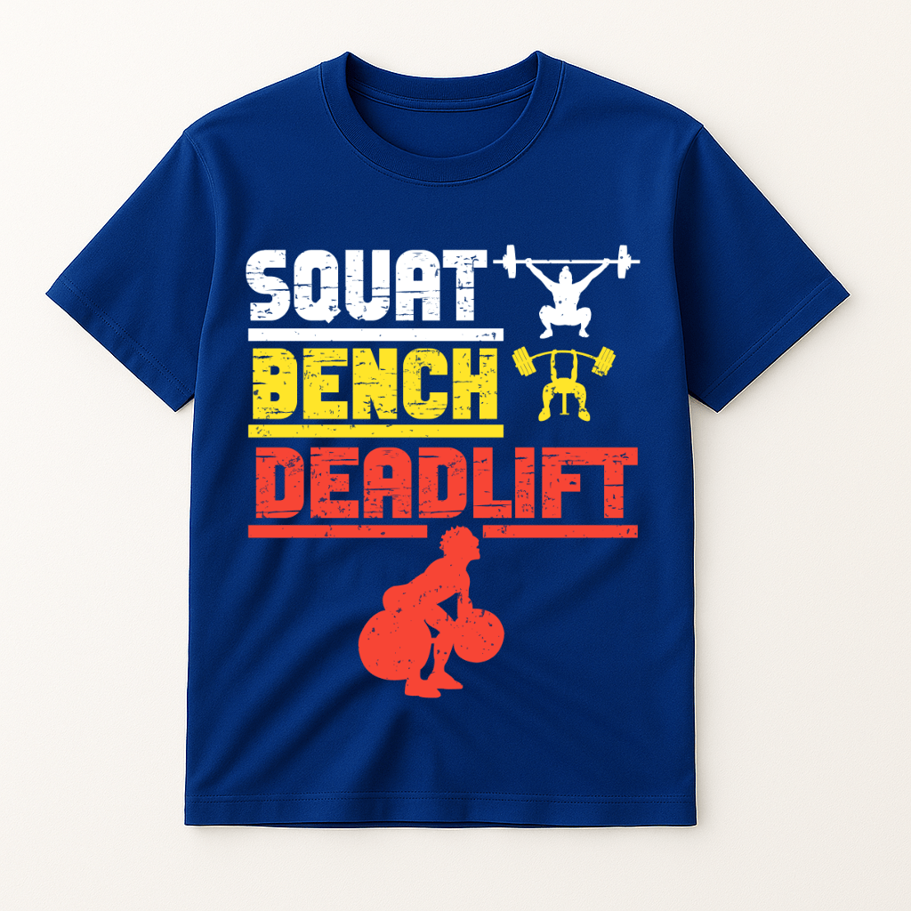 SQUAT.BENCH.DEADLIFT T-SHIRT