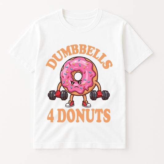 DUMBBELS 4 DONUTS T-SHIRT