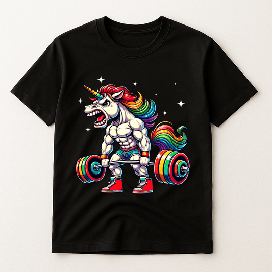 MUSCLE UNICORN T-SHIRT