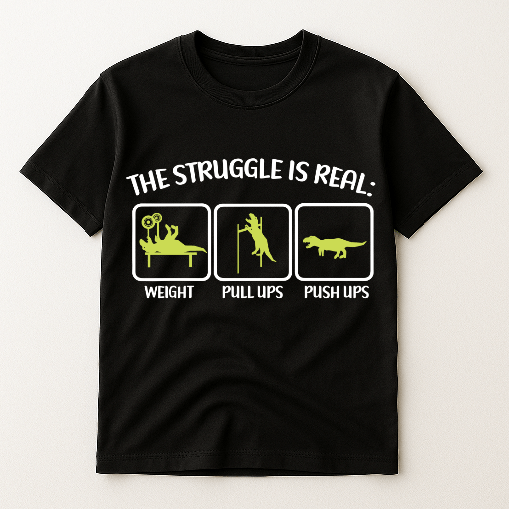 WEIGHT PULL UPS PUSH UPS T-SHIRT