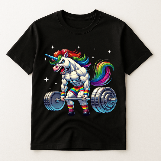 UNICORN WEIGHTLIFTING T-SHIRT