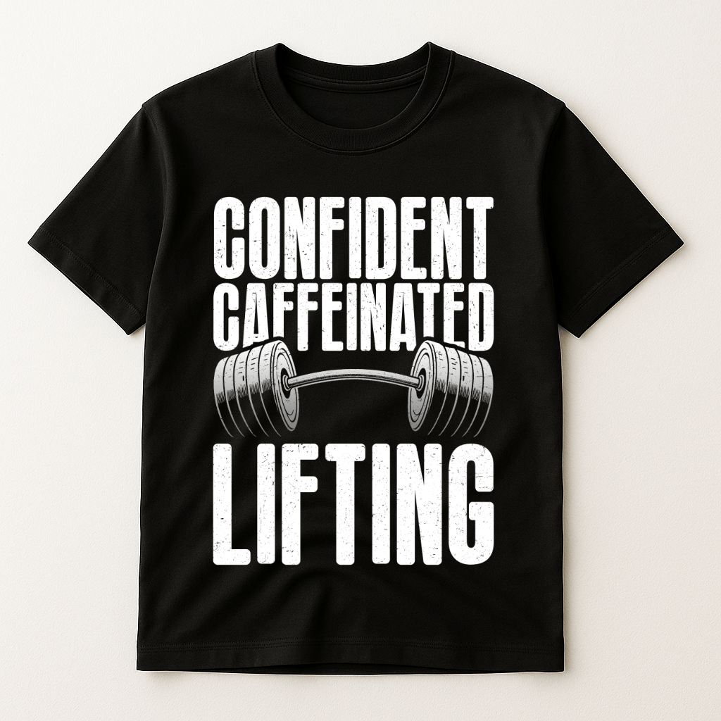 CONFIDENT CAFFEINATED LIFTING T-SHIRT