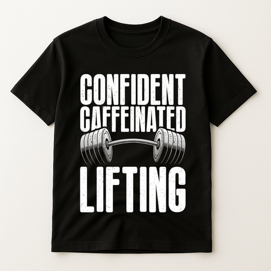 CONFIDENT CAFFEINATED LIFTING T-SHIRT