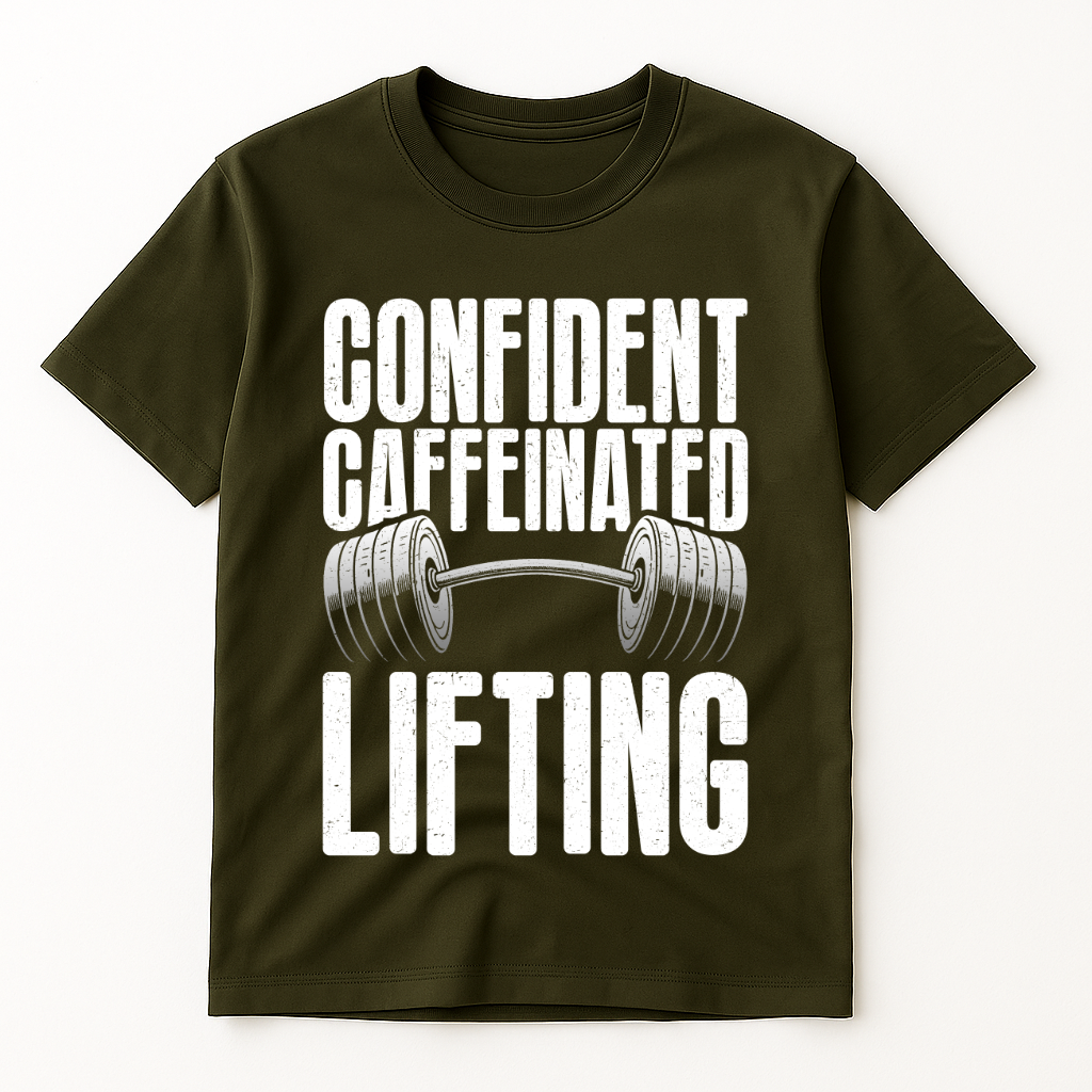 CONFIDENT CAFFEINATED LIFTING T-SHIRT