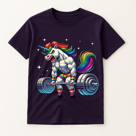 UNICORN WEIGHTLIFTING T-SHIRT
