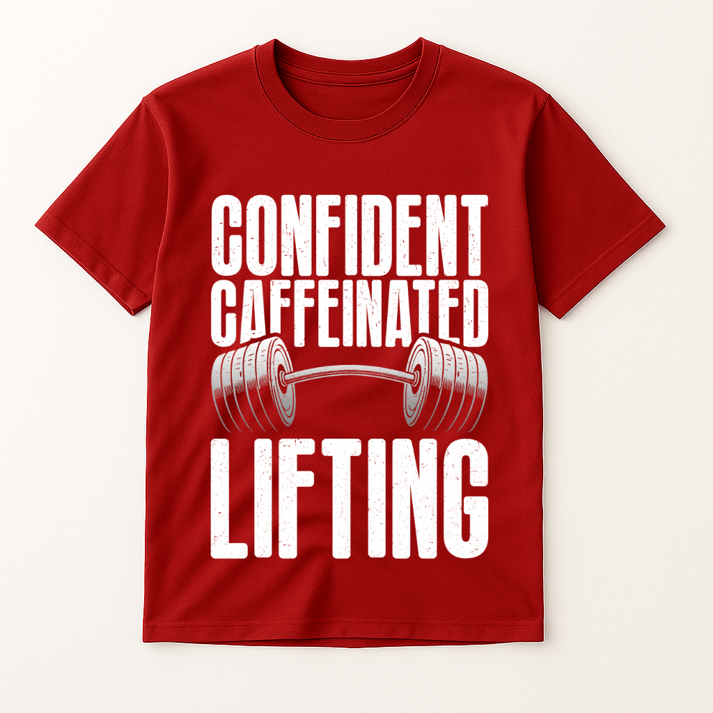 CONFIDENT CAFFEINATED LIFTING T-SHIRT