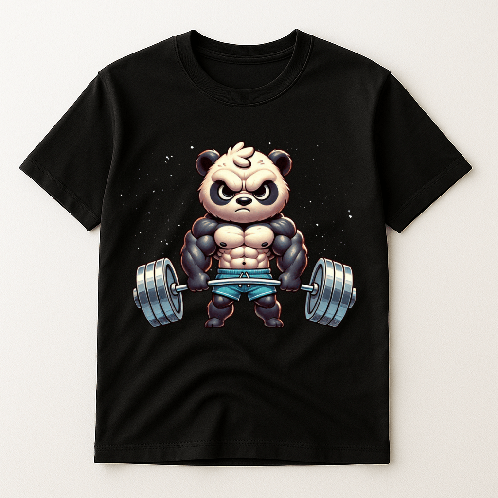 PANDA DEADLIFT T-SHIRT