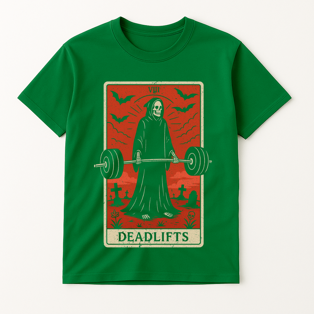 DEADLIFTS TAROT CARD T-SHIRT