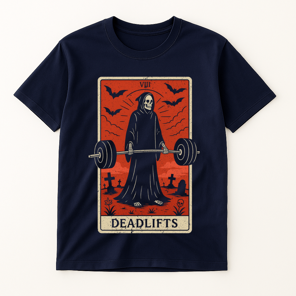 DEADLIFTS TAROT CARD T-SHIRT