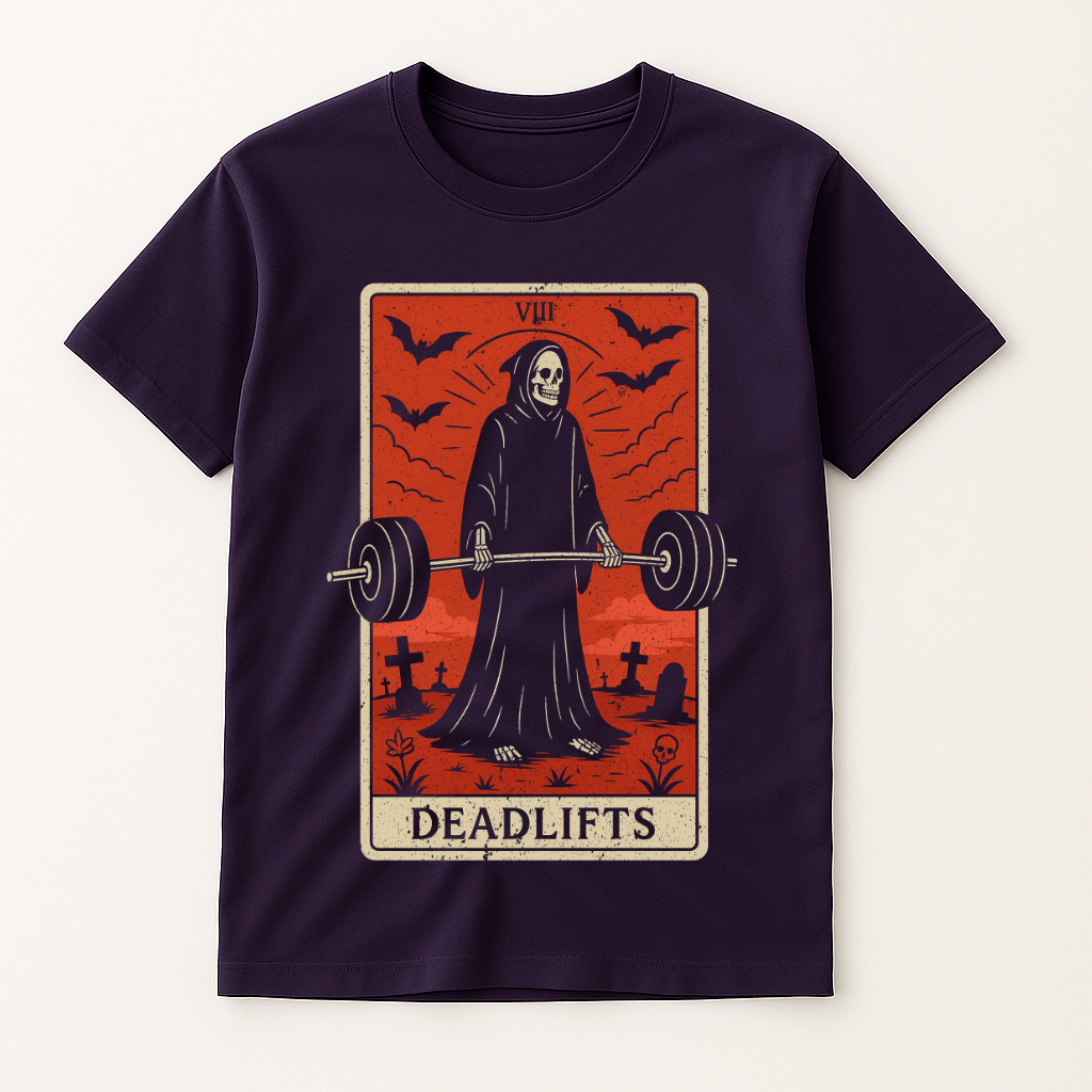 DEADLIFTS TAROT CARD T-SHIRT