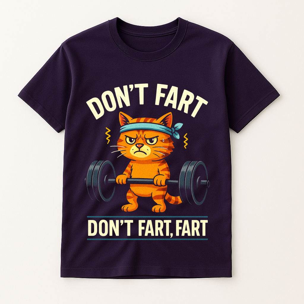 DON'T FART CAT T-SHIRT