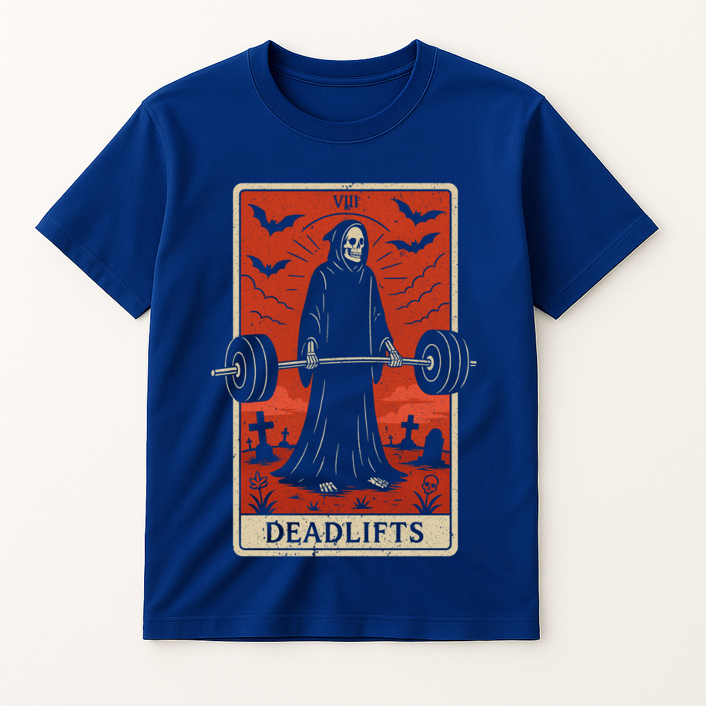 DEADLIFTS TAROT CARD T-SHIRT
