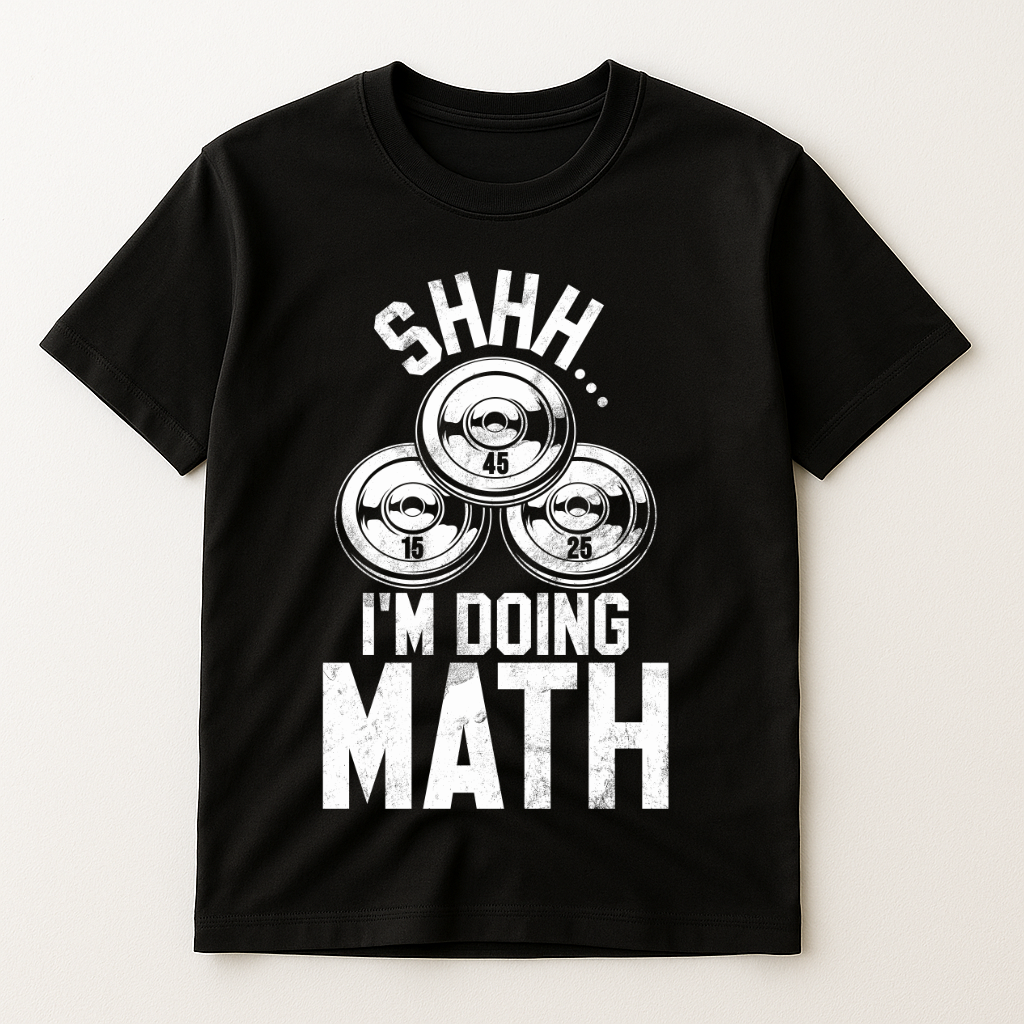 SHH... I'M DOING MATH T-SHIRT