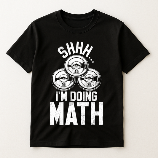 SHH... I'M DOING MATH T-SHIRT