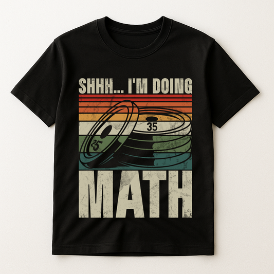 SHH... I'M DOING MATH T-SHIRT