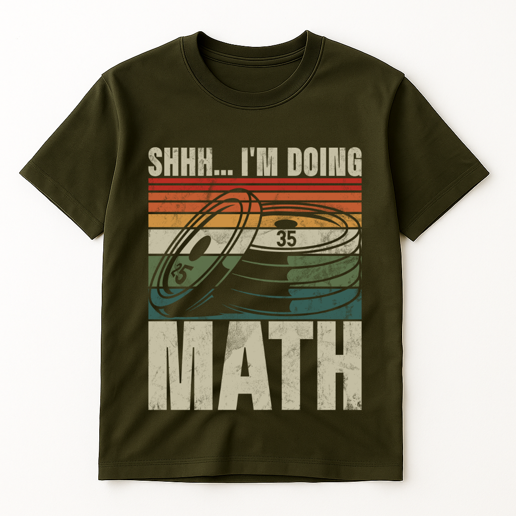 SHH... I'M DOING MATH T-SHIRT