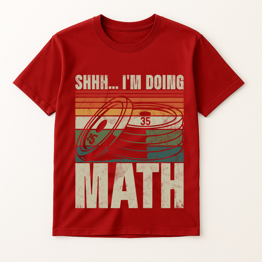 SHH... I'M DOING MATH T-SHIRT