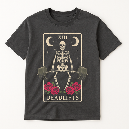 DEADLIFTS TAROT CARD T-SHIRT