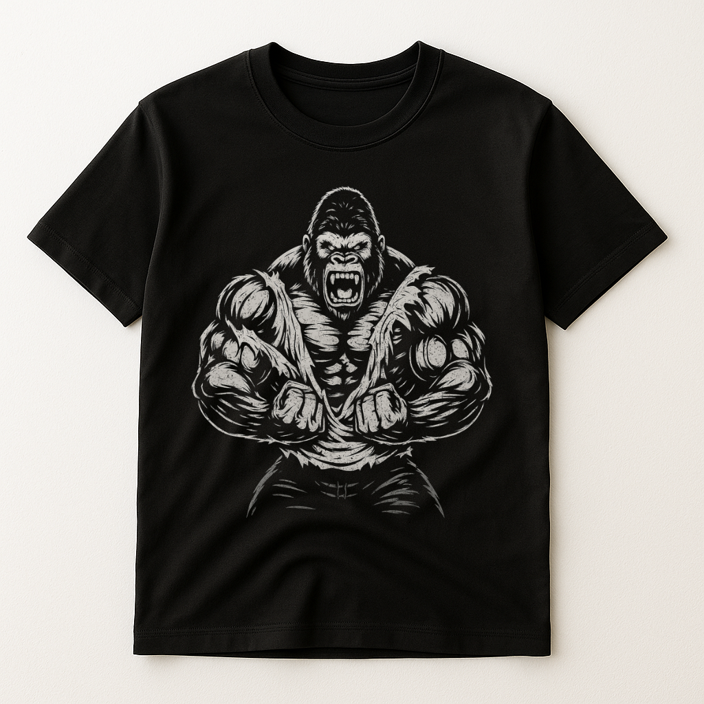 GORILLA POWER GYM T-SHIRT