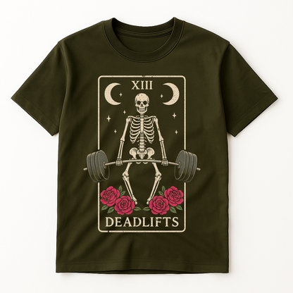 DEADLIFTS TAROT CARD T-SHIRT