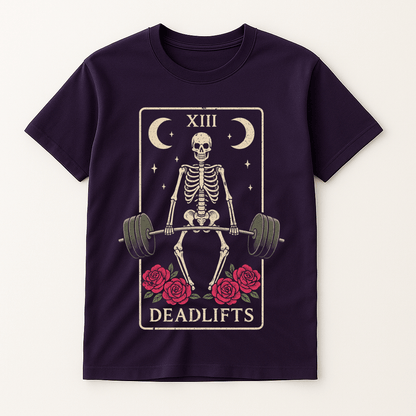 DEADLIFTS TAROT CARD T-SHIRT