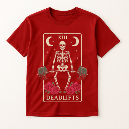 DEADLIFTS TAROT CARD T-SHIRT