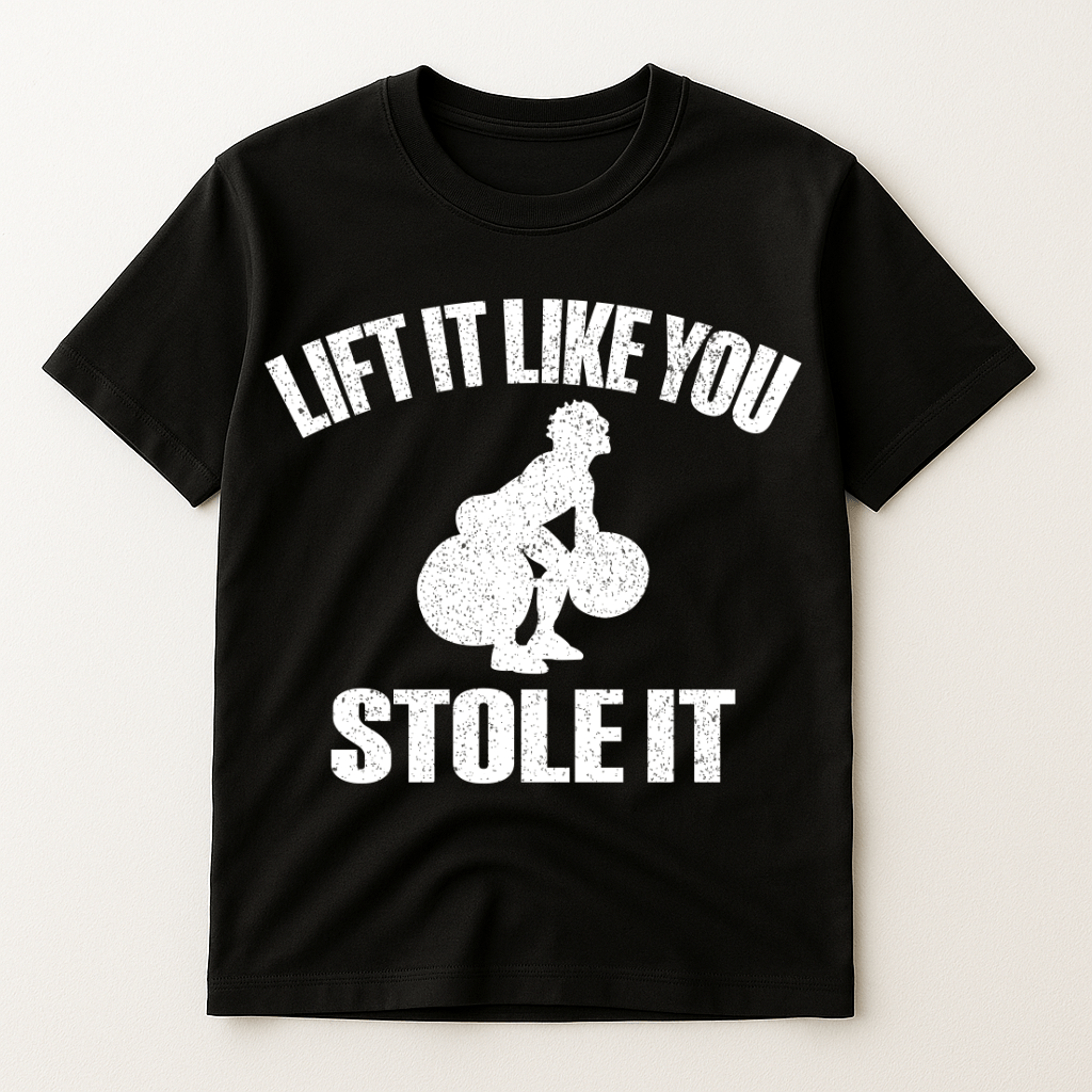 LIFT IT LIKE YOU STOLE IT T-SHIRT