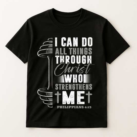 WEIGHTLIFTING CHRISTIAN T-SHIRT