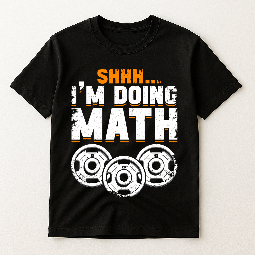 SHHH... I'M DOING MATH T-SHIRT