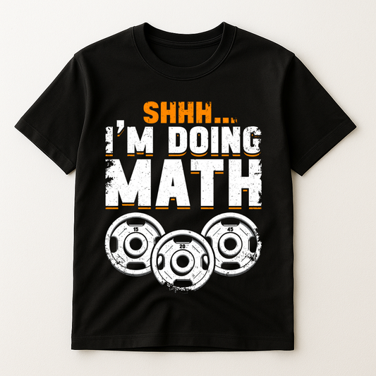 SHHH... I'M DOING MATH T-SHIRT