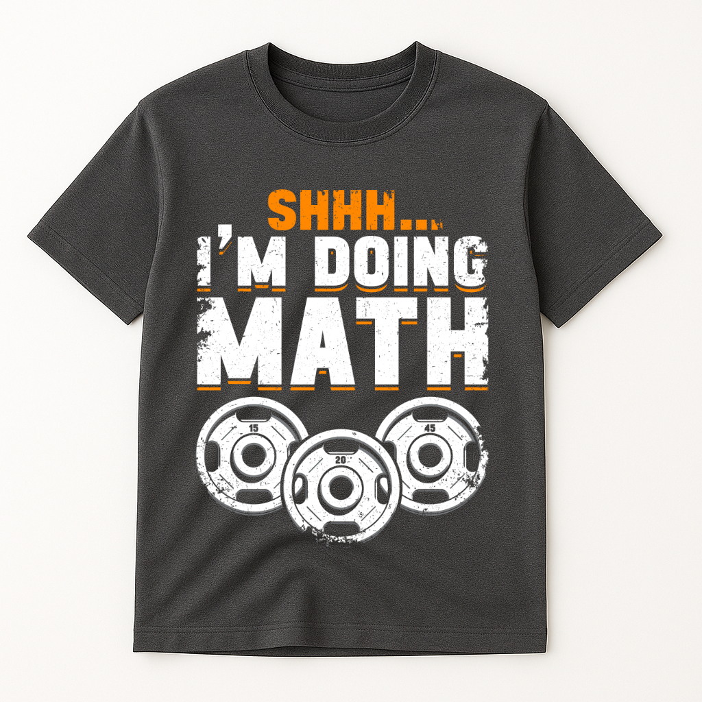 SHHH... I'M DOING MATH T-SHIRT
