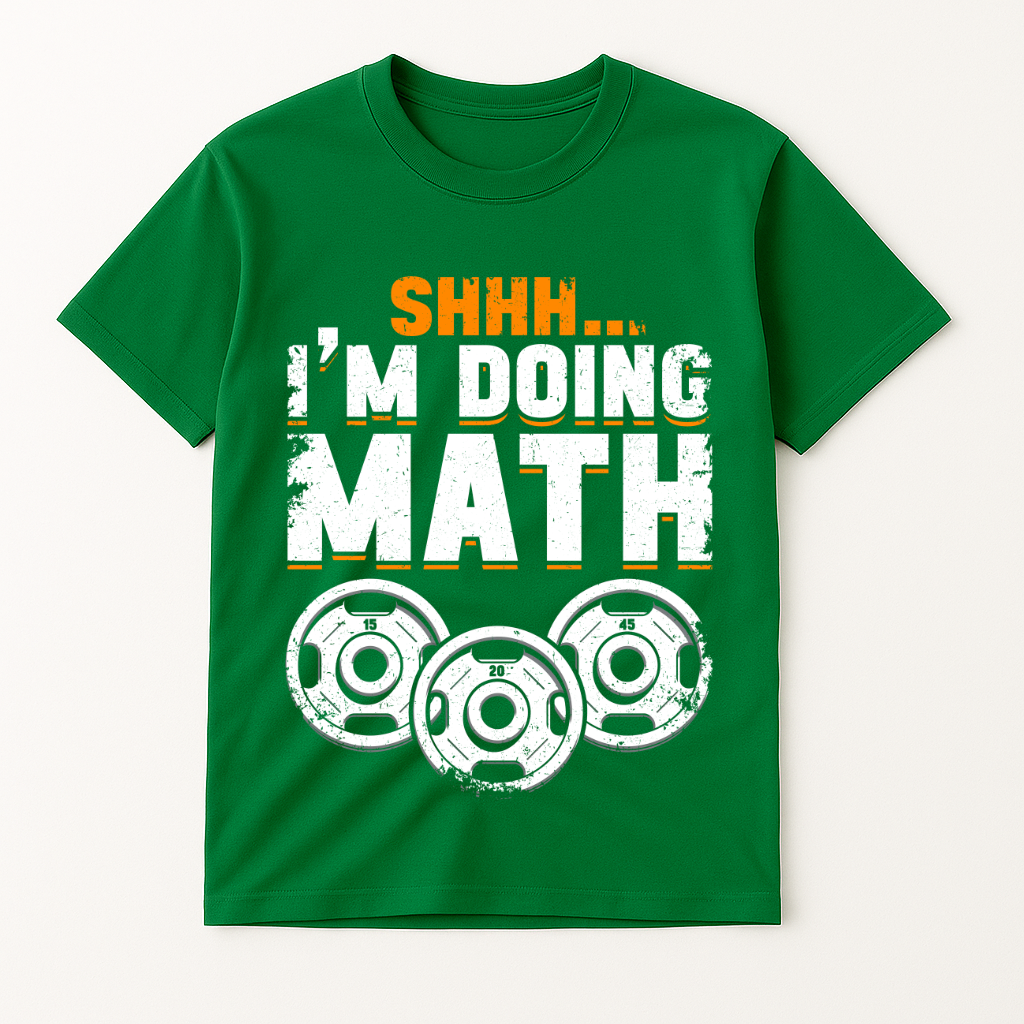 SHHH... I'M DOING MATH T-SHIRT