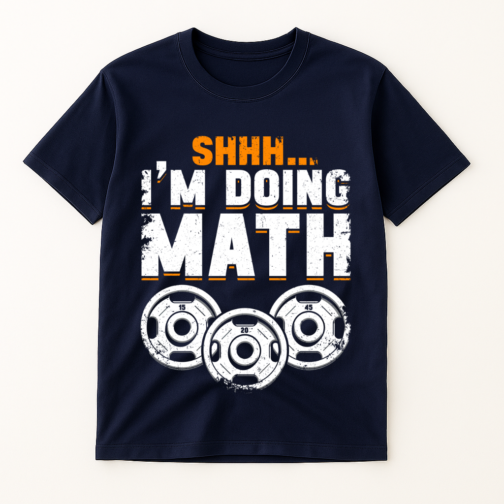 SHHH... I'M DOING MATH T-SHIRT