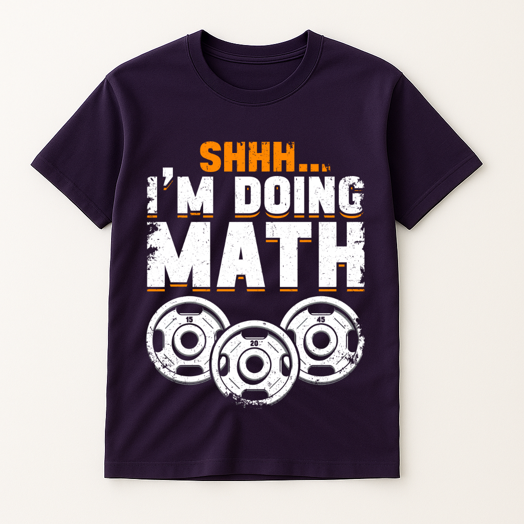 SHHH... I'M DOING MATH T-SHIRT
