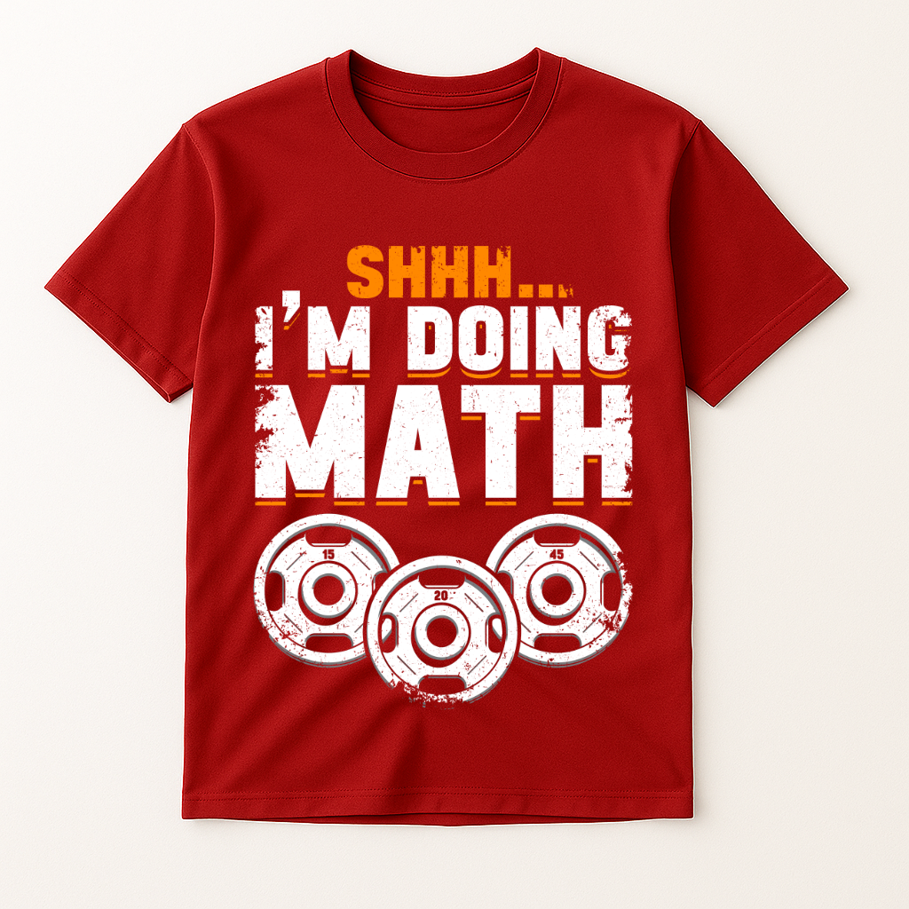 SHHH... I'M DOING MATH T-SHIRT