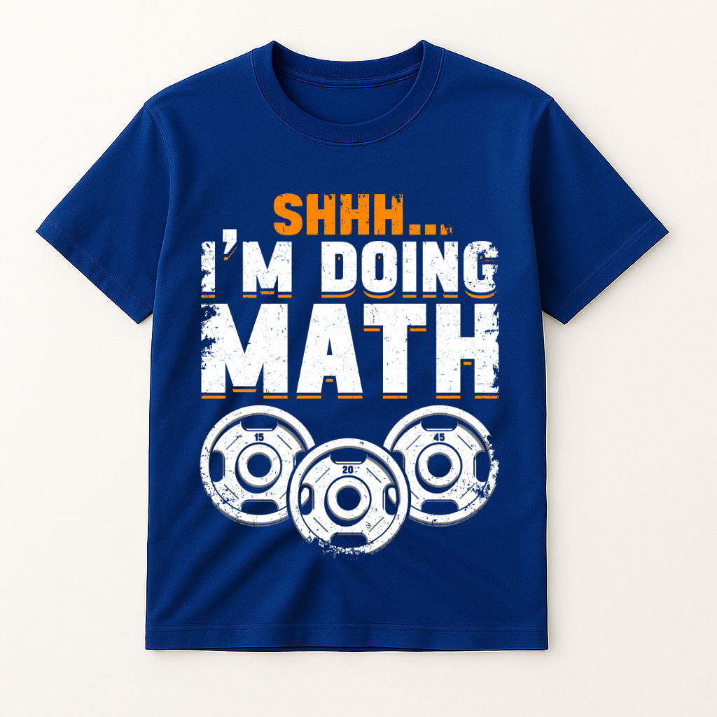 SHHH... I'M DOING MATH T-SHIRT
